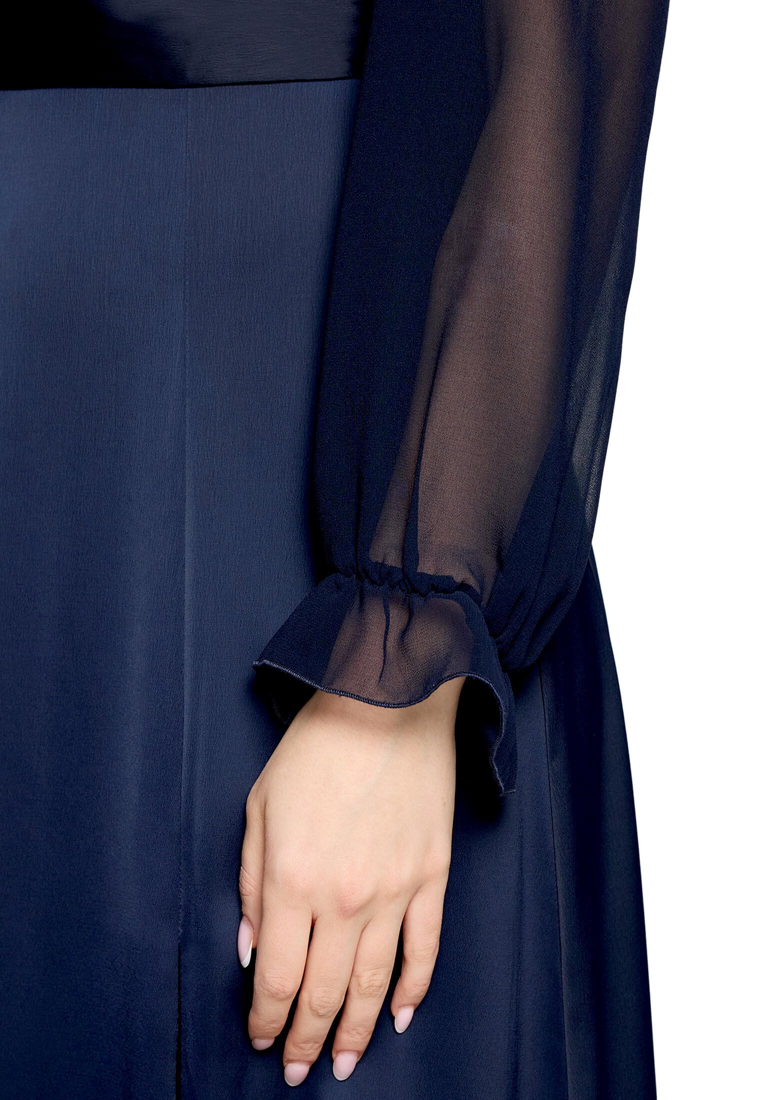 Vera Mont Damen Bolero-Jacke mit gekräuseltem Ausschnitt