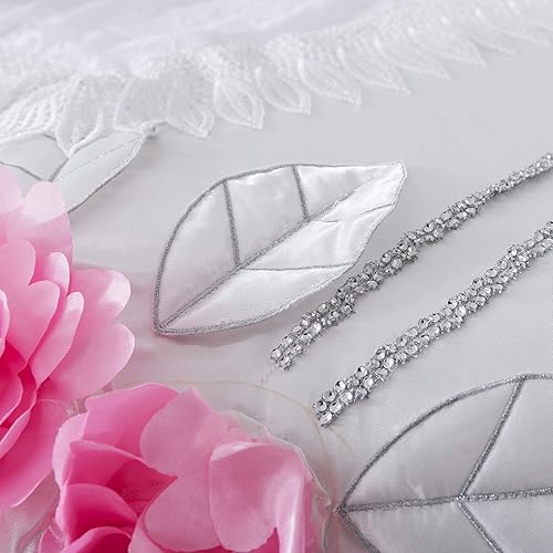 Miniatura 7 de Tache Home Juego de edredón victoriano de 6 piezas, diseño floral, color canela, 2