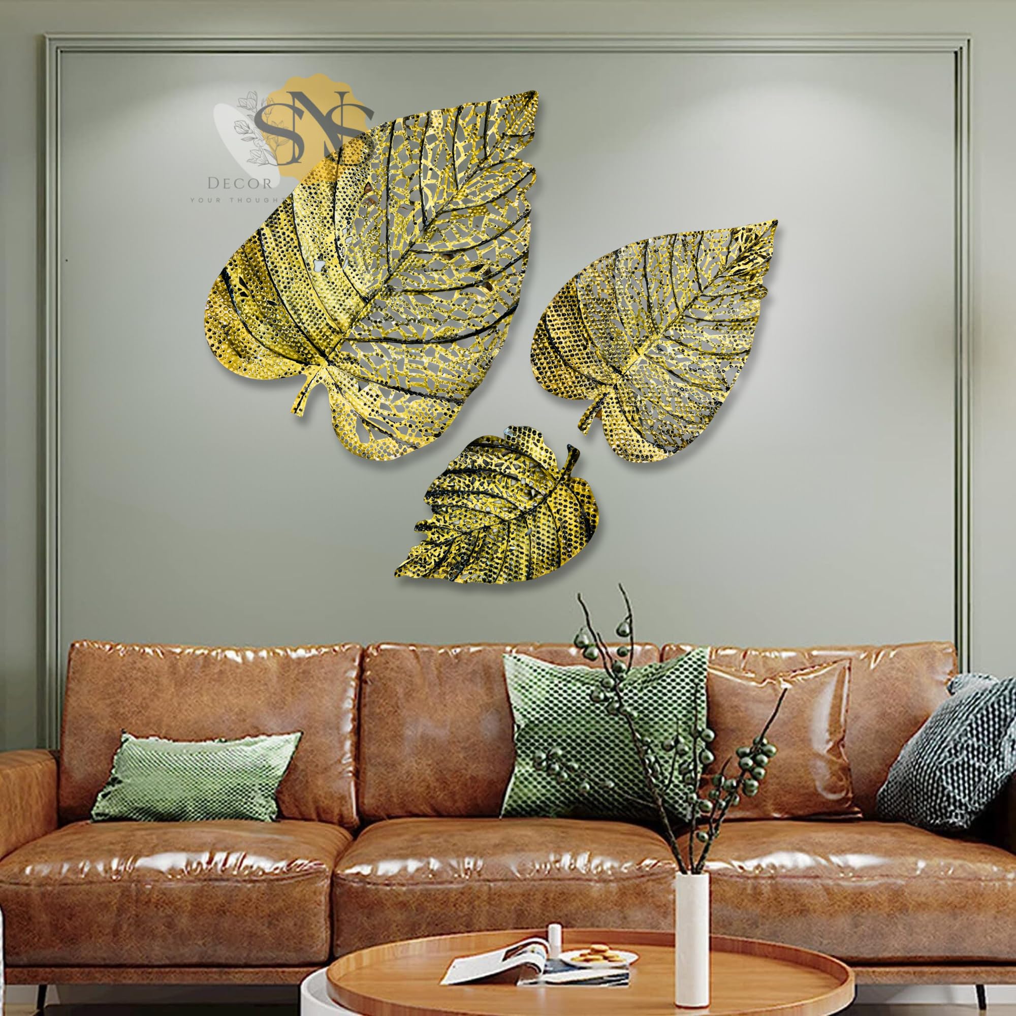 Ginkgo Tree Metal Wall Art - Modern Wall Decor -7