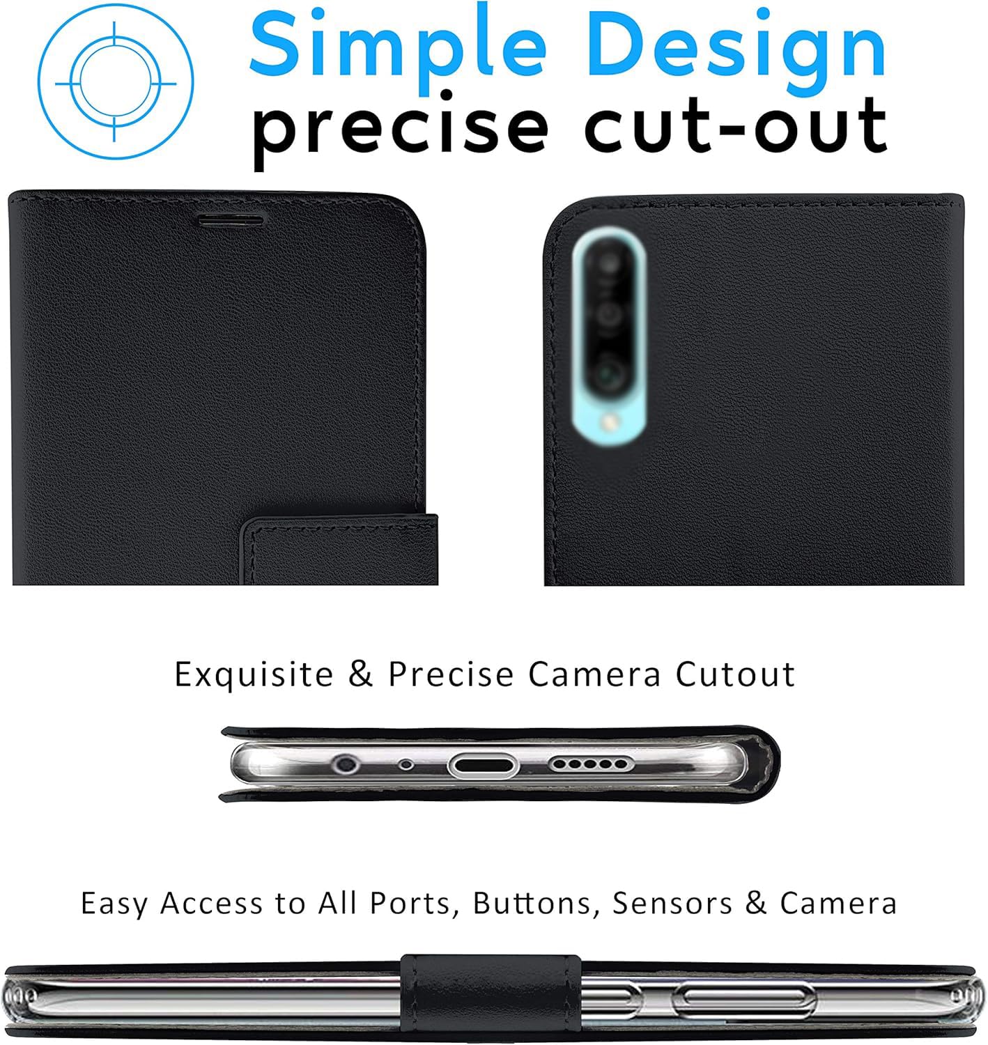 Cover Custodia Libro Portafoglio Chiusura Magnetica Per Xiaomi Mi 10t