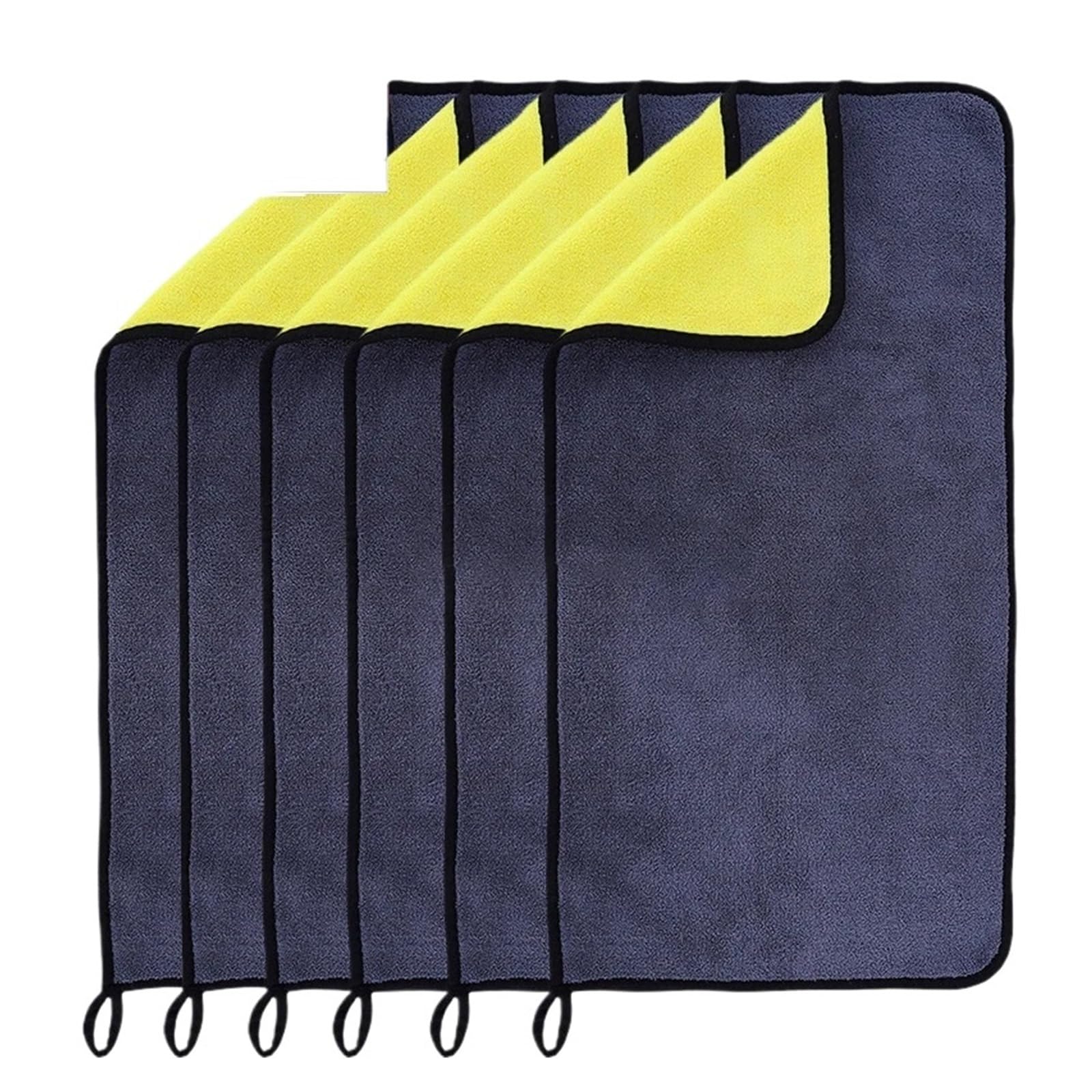 Thick Microfiber Cleaning TowelsPack Soft Drying Cloths for Car Washing Detailing - Double Layer Clean Rags for Fit