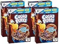 Vista 13 de Cocoa Puffs, cereales para el desayuno con sabor a chocolate, fabricados con grano entero, 10.4 oz