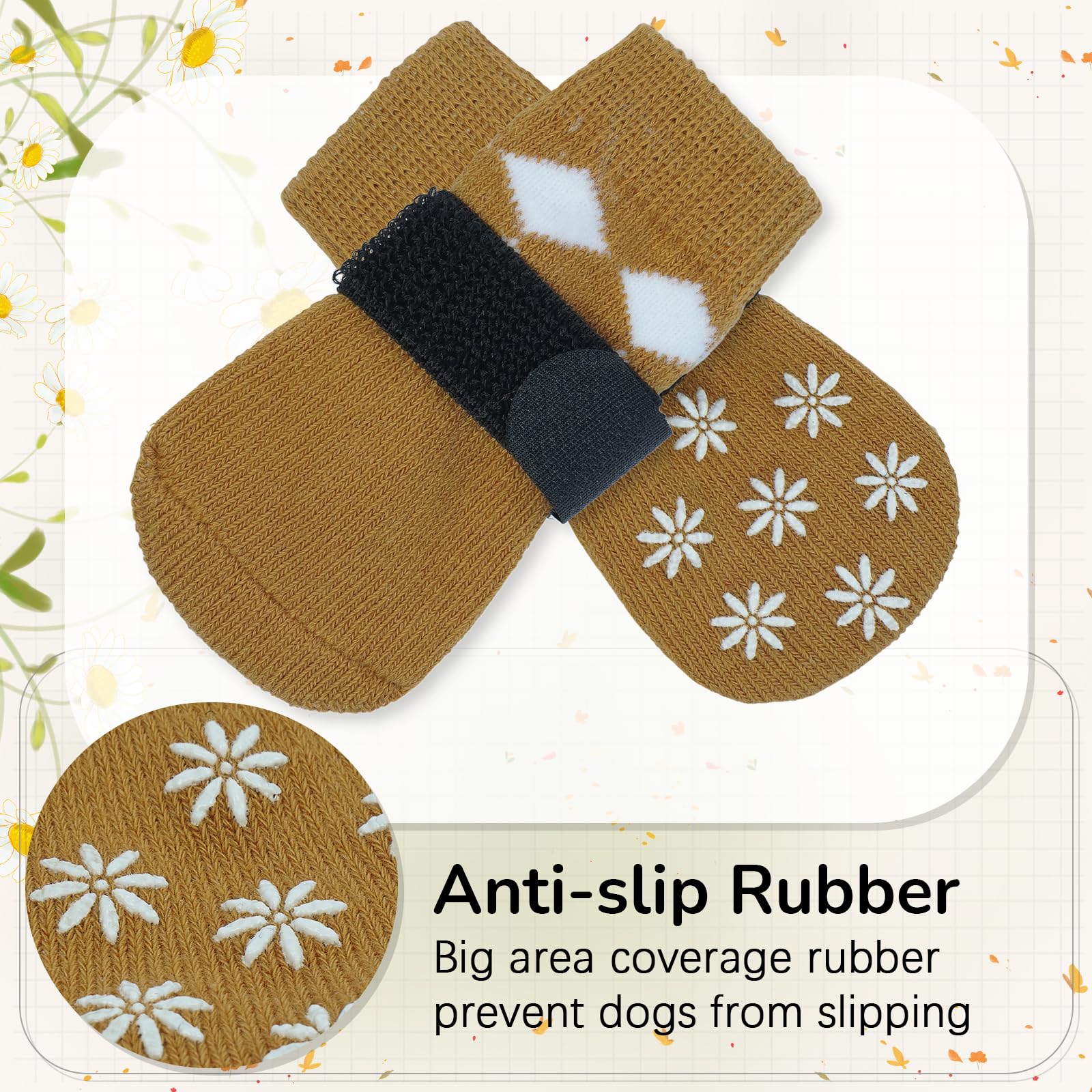 PUMYPOREITY 2 works Dog Socks Paws Stop Licking - Image 4