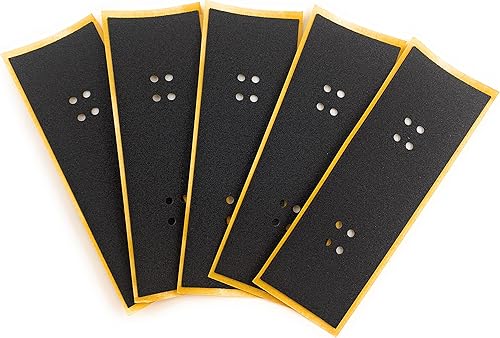 Miniatura 6 de SPITBOARDS Uncut Shape Fingerboard Foam Grip Tape 110 x 38 mm (1 mm Thick) 10 Pieces for Finger Skate Grip Tape Cellular Rubber Foam Rubber Black