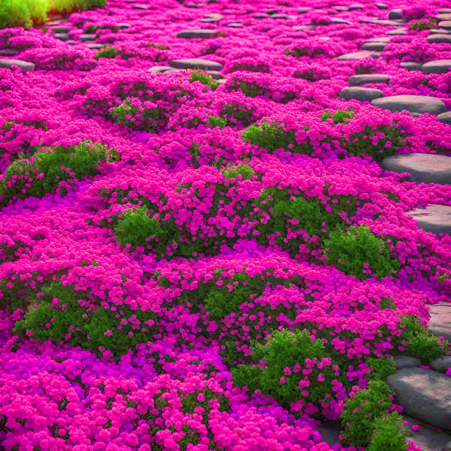 4000+ creeping thyme seeds for planting perennial ground cover plants heirloom flowers non-gmo thymus serpyllum seed