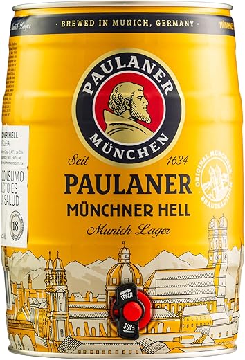 Beer Paulaner Münchener Hell - 5 Litre Barrel with Spiller