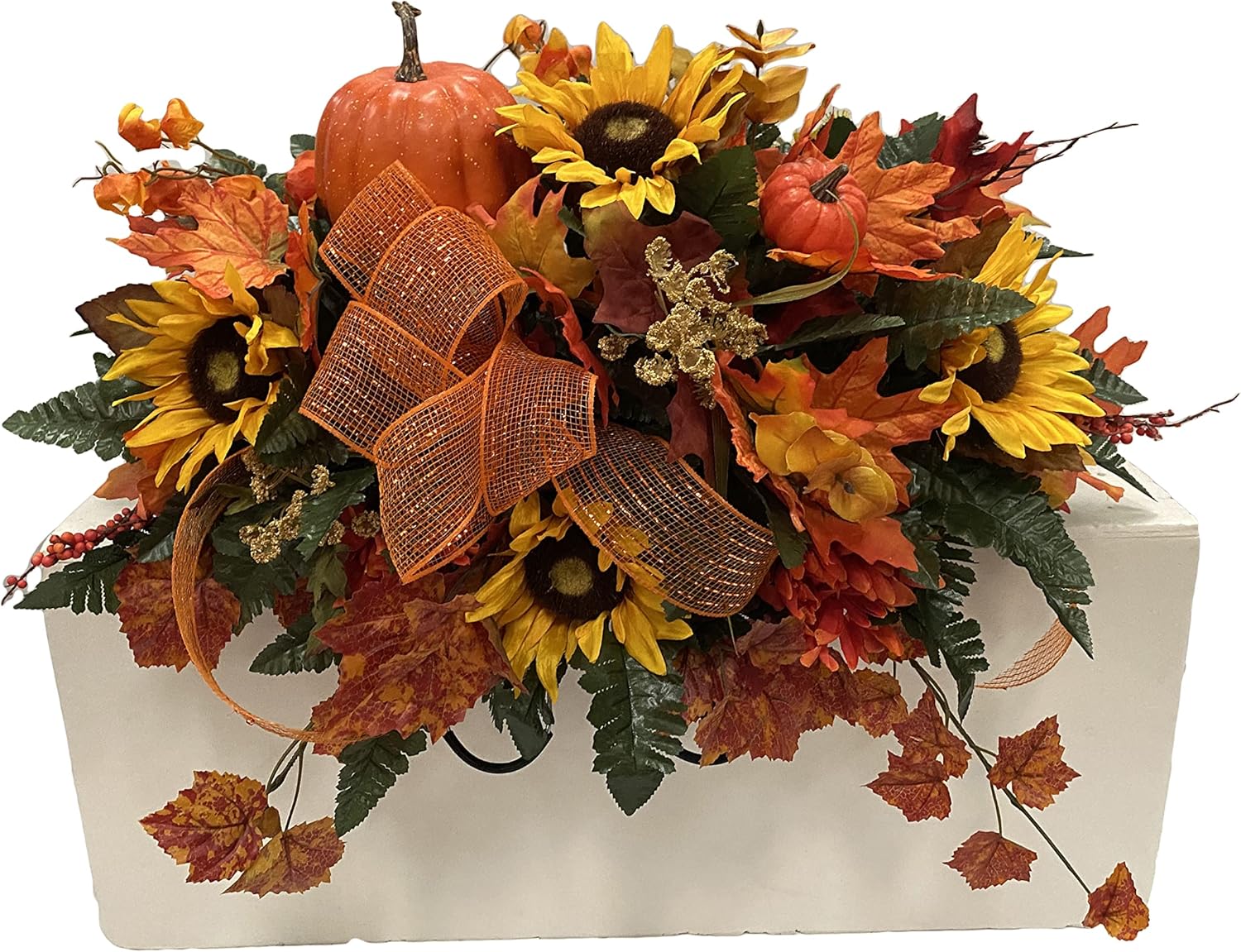 SS2262 Cemetery Saddle Fall Cemetery Flowers Cemetery