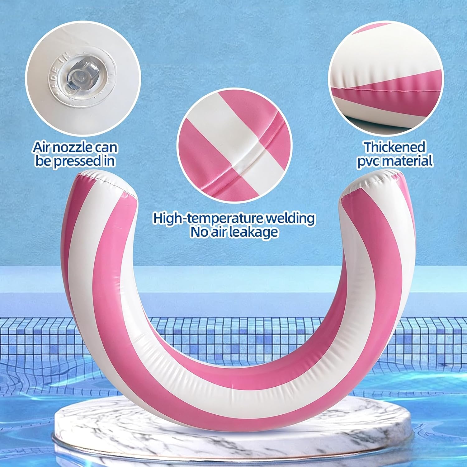 Different Swimming Rings, semi-Circular Shape, Suitable for Both Adults and Children, More Flexible image 4