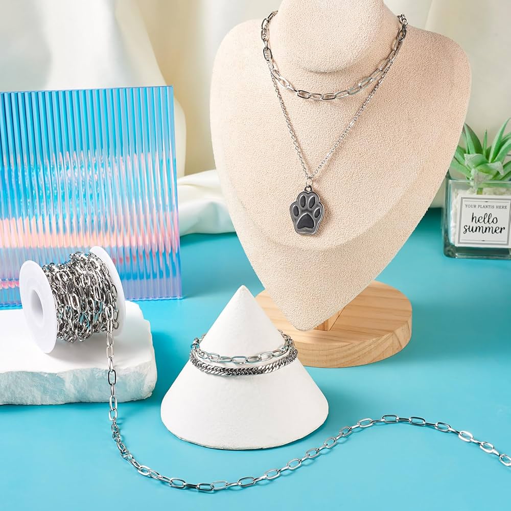 Teeucny Stainless Steel Link Chain 39 Feet 12m Stainless Steel | Seychelles