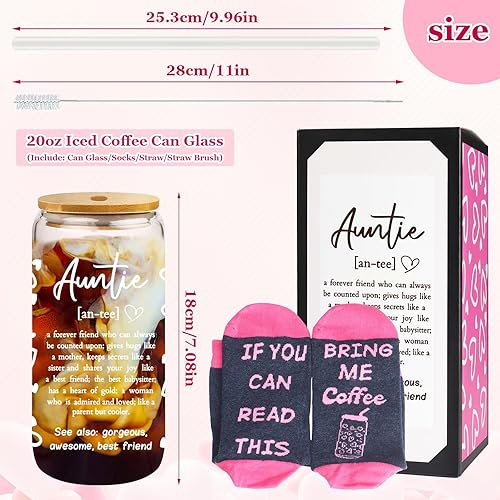 Miniatura 2 de Regalos para tía  Regalos de cumpleaños para tía  Regalos para tía tía de sobrina sobrino  Regalos para la mejor tía del mundo, regalos para tía