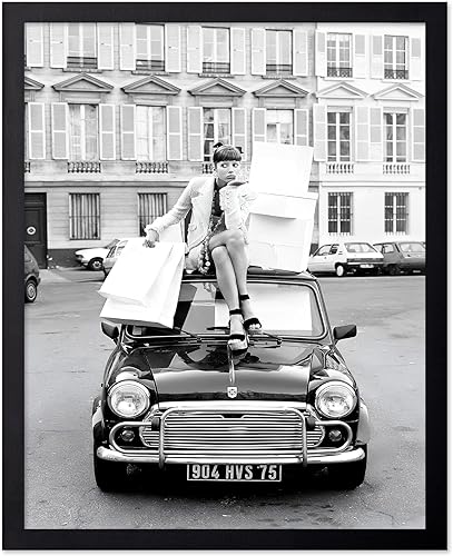 Miniatura 1 de Poster Master Póster de moda, impresión de compras en París, arte de fotografía de moda, regalo glamoroso para ella, mujeres, amantes de la moda,