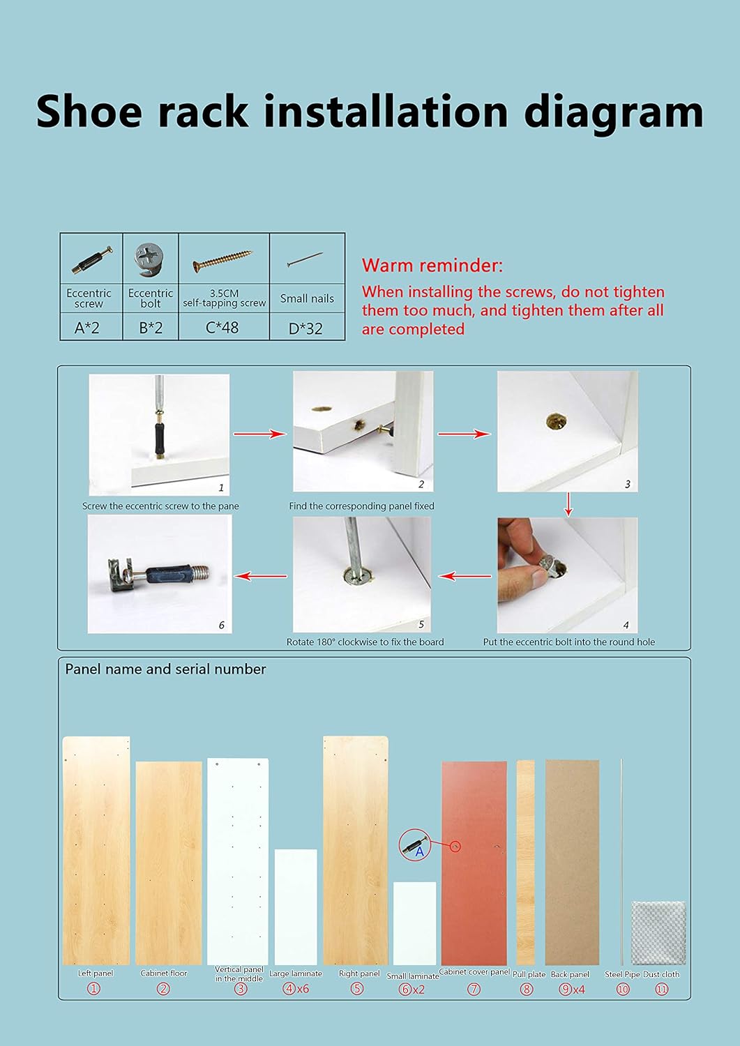 Goodan Shoe Rack Organizer with Dustproof Cover Rectangle Free Standing Shoe Storage Cabinet for Entryway Wood : Home & Kitchen