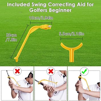 Golf Practice Net Outdoor, 10x7ft Golf Hitting Net Indoor | Golf Net with Tri-Turf Mat for Garden Backyard Driving Indoor Outdoor, Balls+Tees+Carry Bag, Gift for Men/Sports Lover