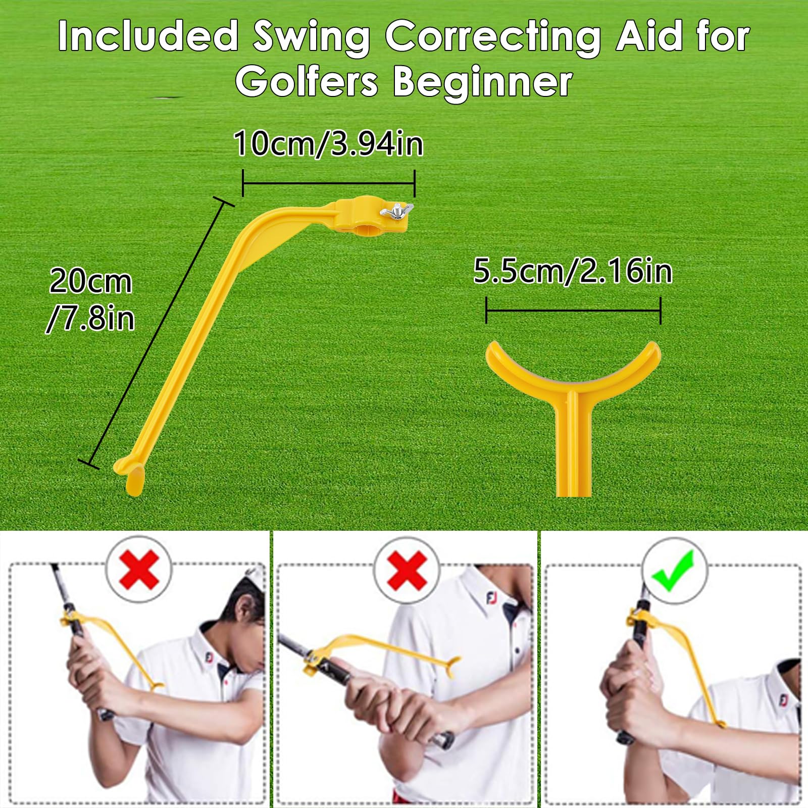 TTCB Sports Golf Practice Net 10x7ft for Garden, Golf Hitting Net for Backyard Driving, Chipping Nets and Mat Indoor/Outdoor - GolfNet Simulator for Home, Gift for Men/Dad