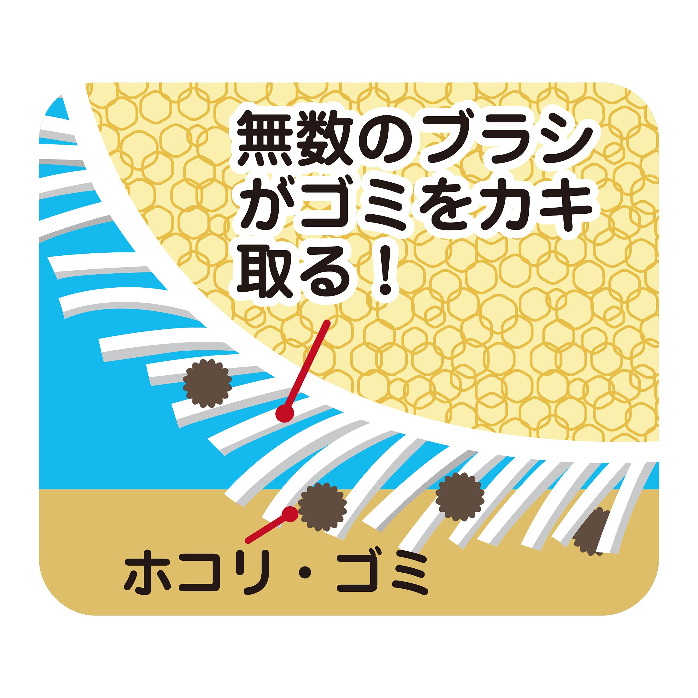 Amazon.co.jp: 創和 排水口のヌメリ取り棒 18本入 掃除用品 日本