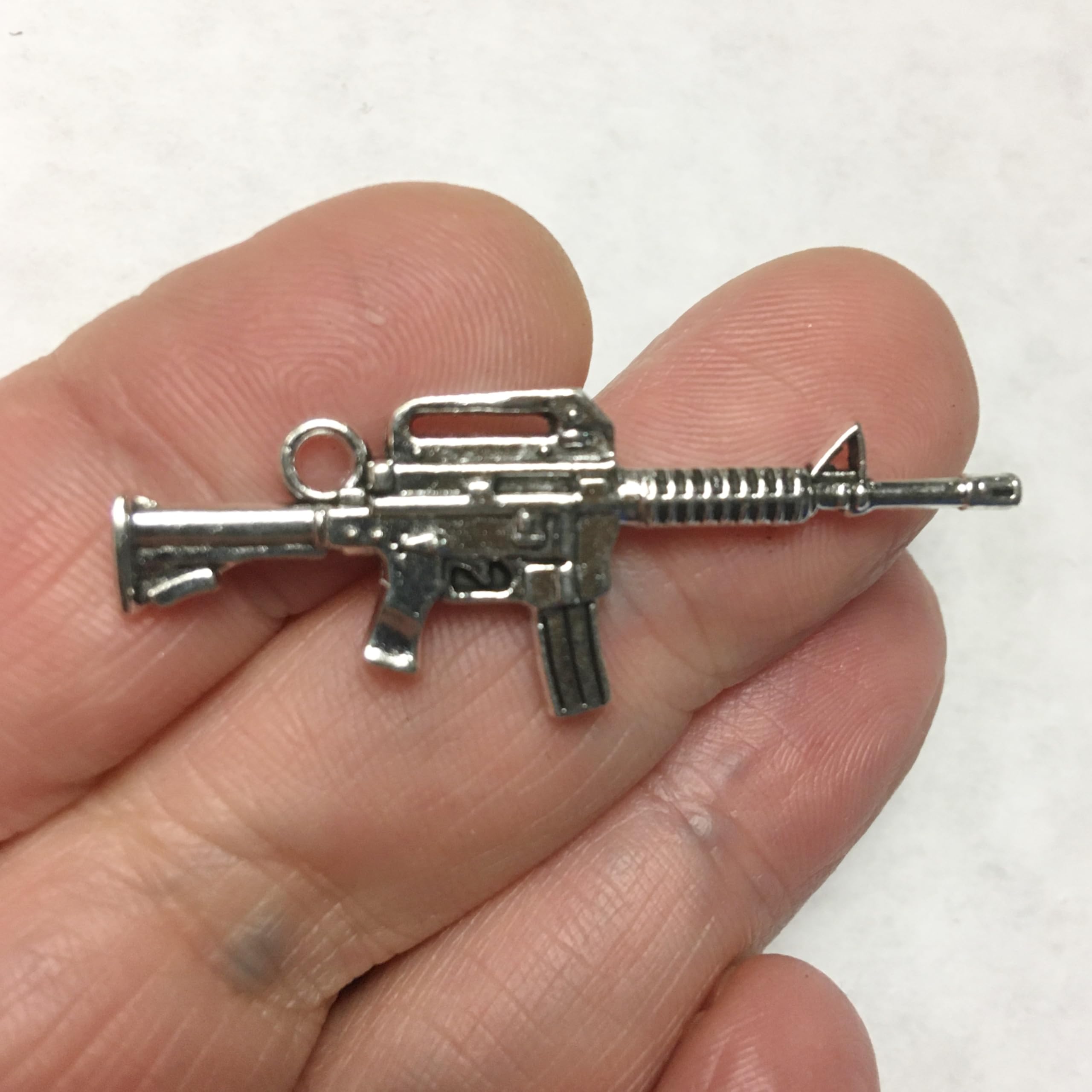 Miniatura Pistola Polizia 1:12 In Metallo Per Casa Delle Bambole Island Crafts ISL1213
