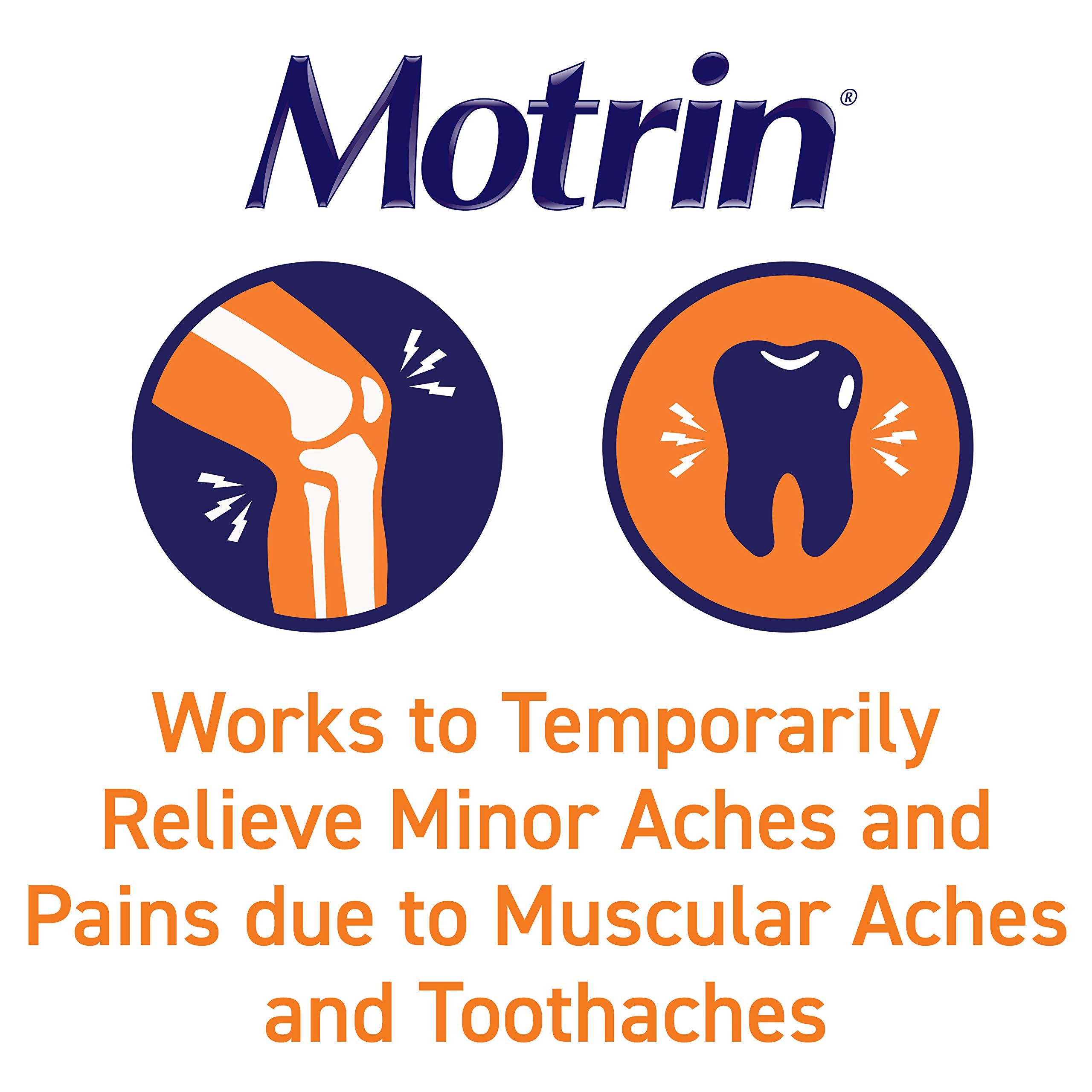 Motrin IB, Ibuprofen 200mg Tablets for Fever, Muscle Aches, Headache