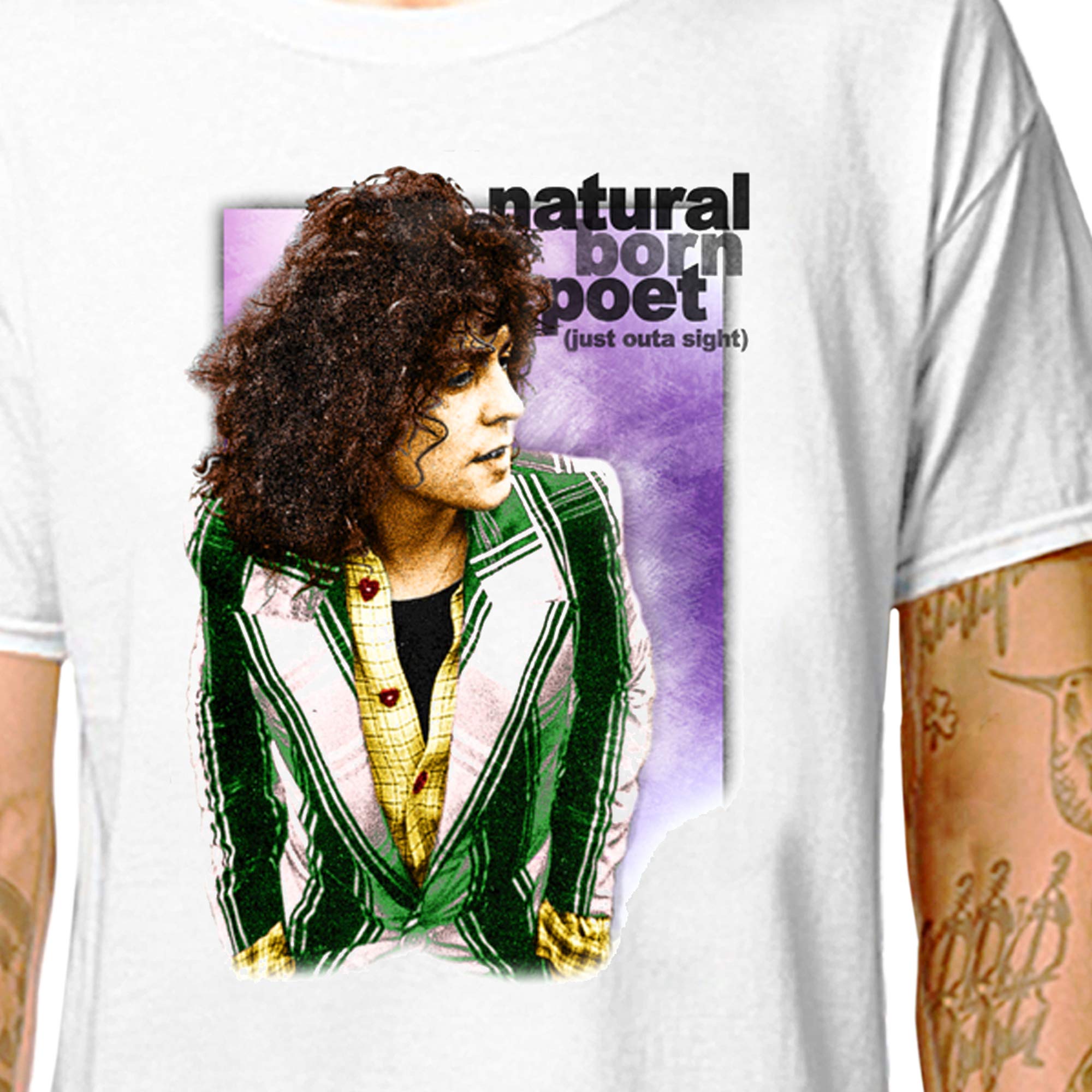 LazyCarrotTeesMarc Bolan - Natural Born Poet | LazyCarrot T-Shirt
