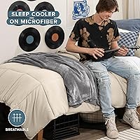 Vista 179 de Bare Home Comforter Set - King/California King Size - Ultra-Soft - Goose Down Alternative - Premium 1800 Series - All Season Warmth