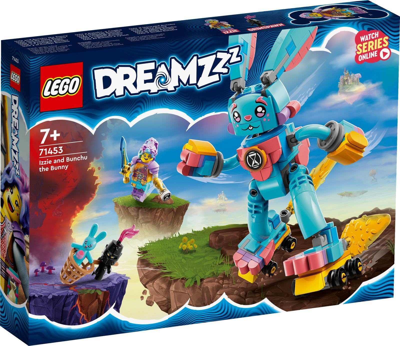 Lego DreamZzz 71458 - Juego de 3 coches de cocodrilo, 71454 Mateo