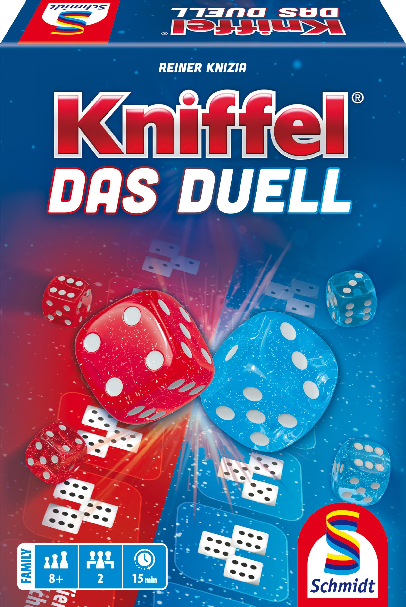 Schmidt Spiele 49480 Kniffel, Das Duell, Würfelspiel