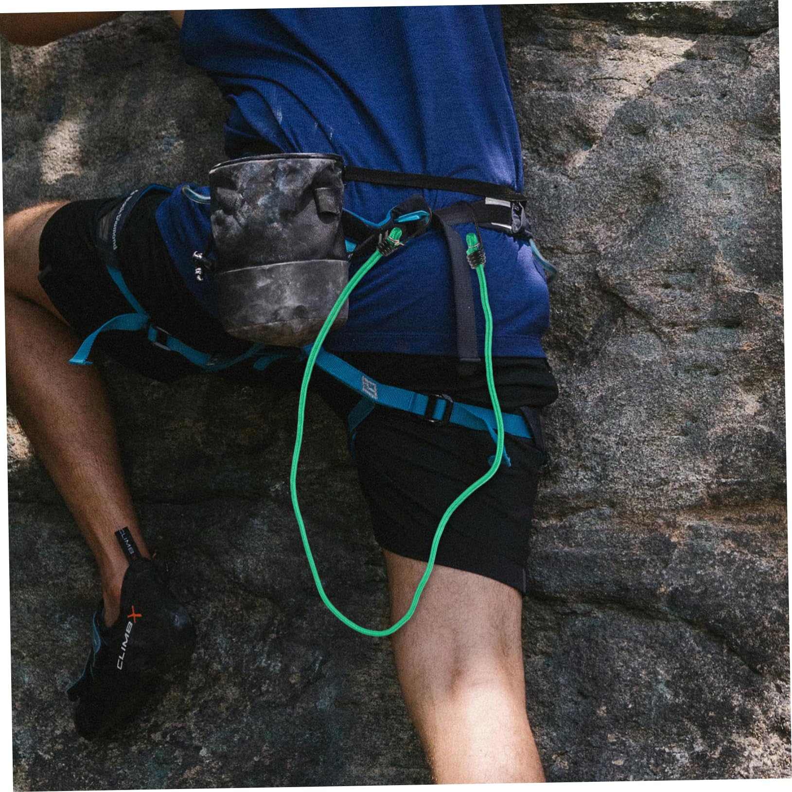 Mipcase 10pezzi Corda Elastica con Gancio Corde Elastiche per Bagagli e Campeggio Alta Elasticità per Ciclismo Arrampicata e Escursionismo Facile da Trasportare e Usare