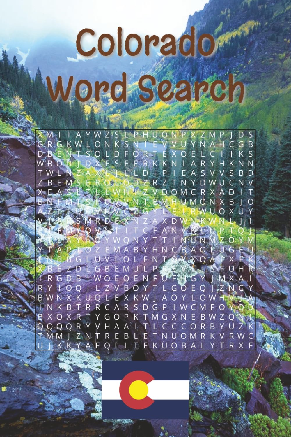Colorado Word Search Puzzle Book: From Rocky Peaks to Prairie Plains—Puzzle Your Way Across Colorado
