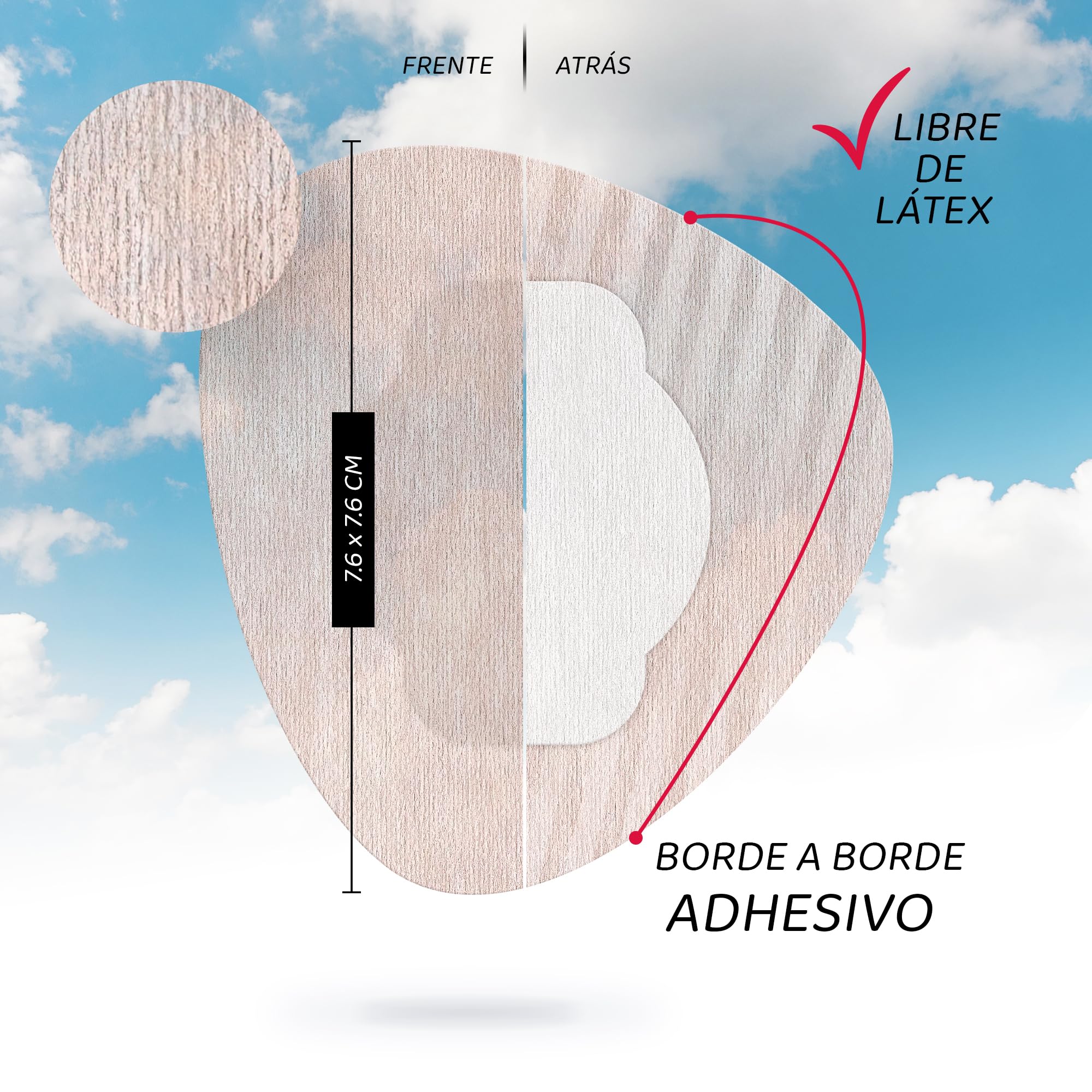 Not Just A Patch Freestyle Libre 2 Fundas (paquete de 20): delgadas, resistentes y ligeras, con adhesión ultralarga de 14 días. Parches protectores y sensores Lingo CGM y Libre 2 duraderos, Beige