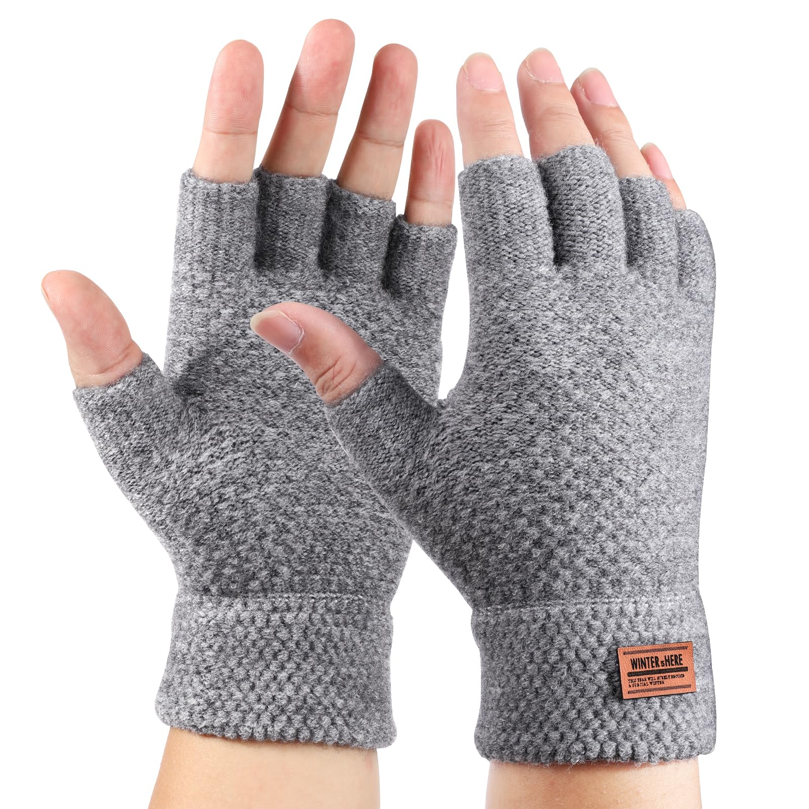 Guanti Da Mano Per Coppie A Forma Di Cuore – Polsino Elastico, In Poliestere, Caldi Per L'Inverno, Ideali Per Ciaspolate E Passeggiate