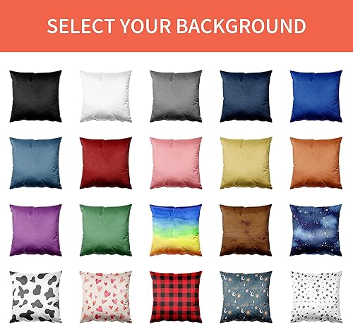 Miniatura 6 de Easycosy Almohada personalizada con imagen y texto, funda de almohada personalizada de terciopelo de dos lados, funda de almohada personalizada de