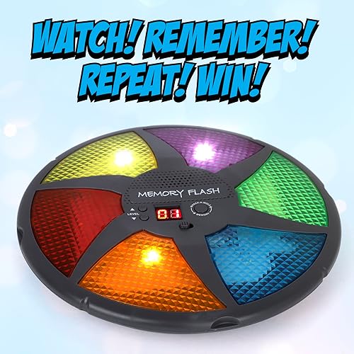 Miniatura 2 de Point Games Juego de memoria de mano juegos electrónicos para niños diversión de secuencia para niños con luces y sonidos desafío cerebral para