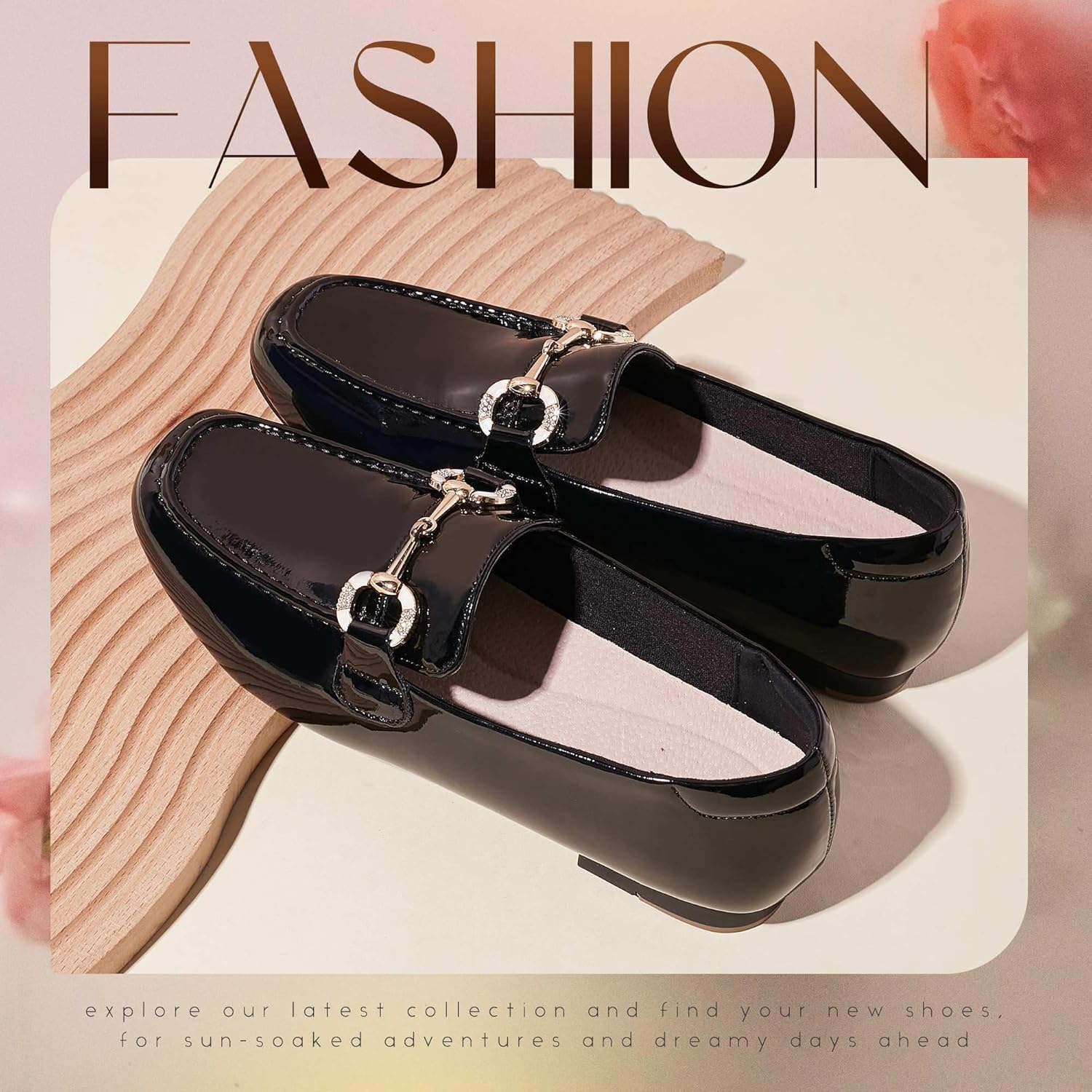 Womens Loafers Shoes Fashion Low Heel Slip on Shoes Comfortable Driving Flats - Image 7
