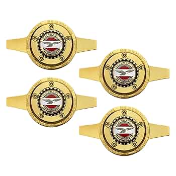 凸凹×大きなゴールドラウンドプレート Amazon.com: British Wire Wheel 3 Bar Zenith 24K Gold Locking