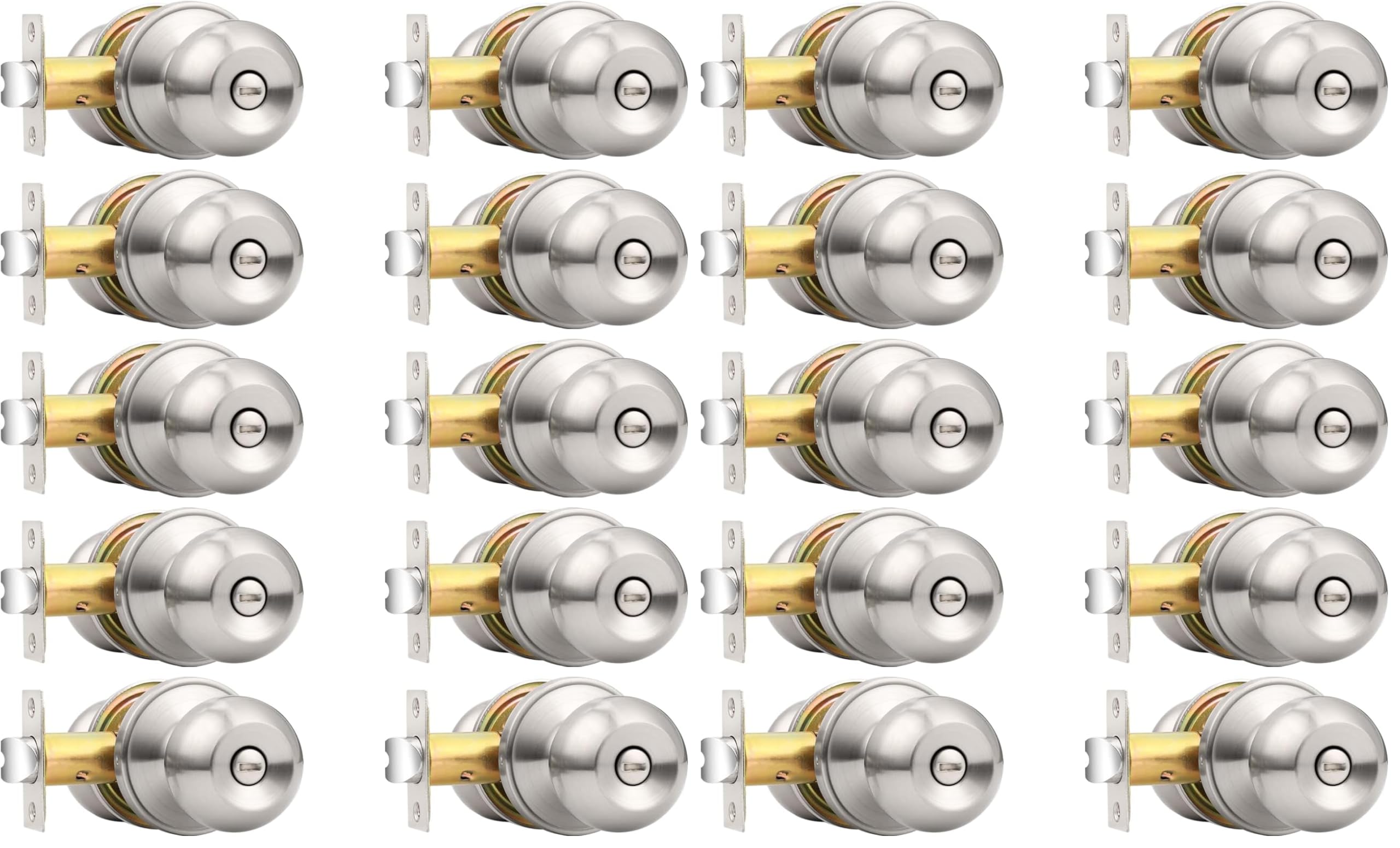 Probrico Stainless Steel Door Knobs - Keyless Locks -11