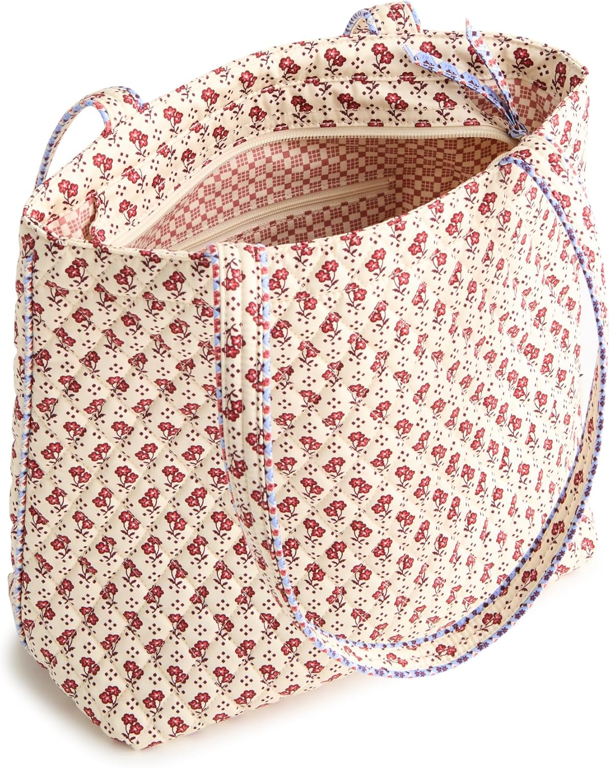 Premium Cotton Small Original Zip Tote Bag, Daffodils - Image 4