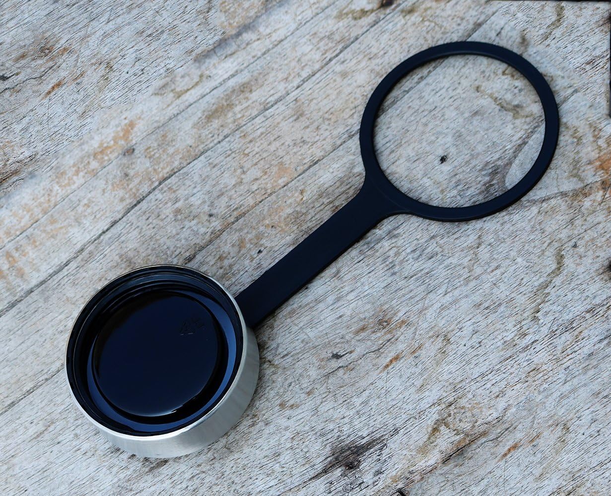 Lid for Wide Mouth Sport Water Bottle, Fit Hydro Flask, Simple Modren, Replacement Stainless Steel Flat Cap - Image 3