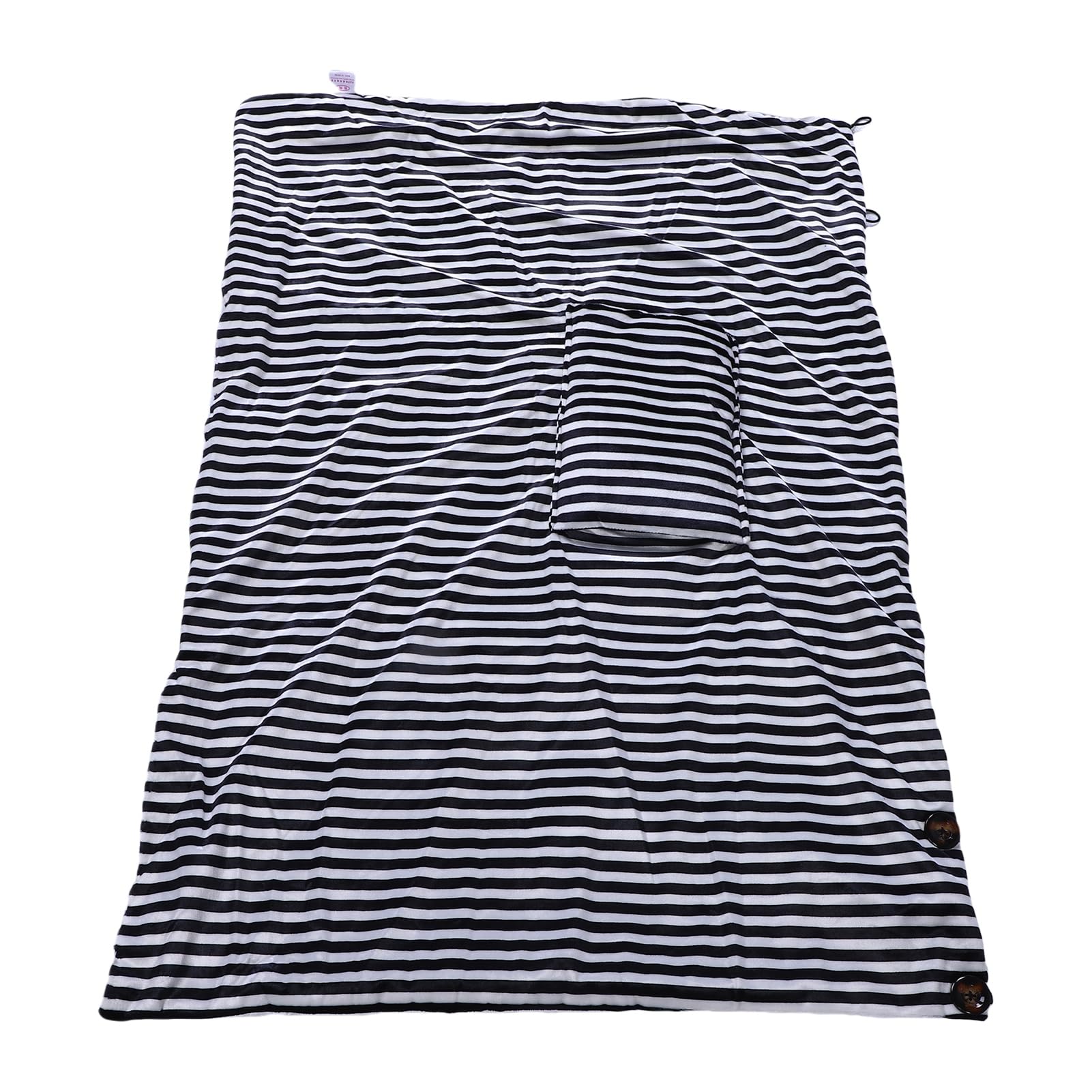 Coperta Elettrica, Morbida Coperta Riscaldata Tramite USB con 3 Livelli di Calore e Timer, Accogliente per la Casa e i Viaggi (BLACK)