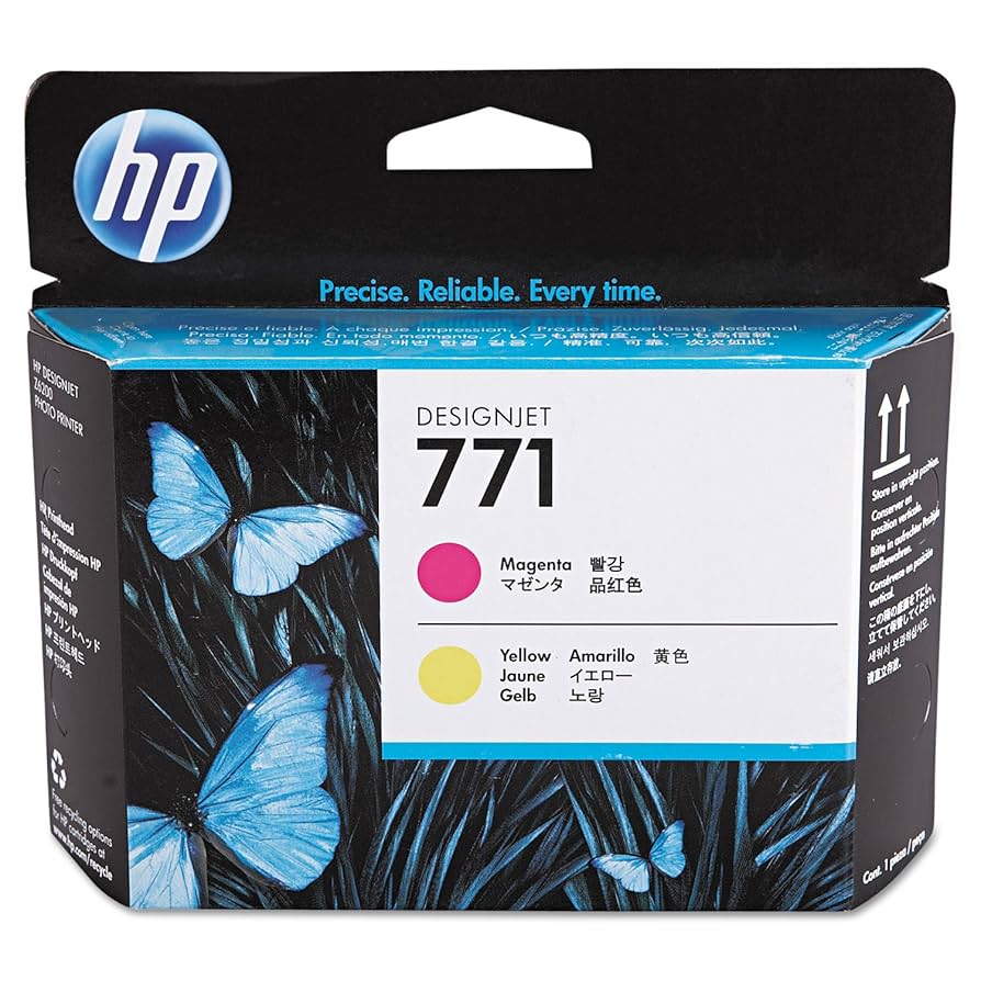 HP 771プリントヘッド マゼンタ/イエロー CE018A 期限切れ Amazon.com: HP CE018A Printhead 771, Magenta/Yellow : Office