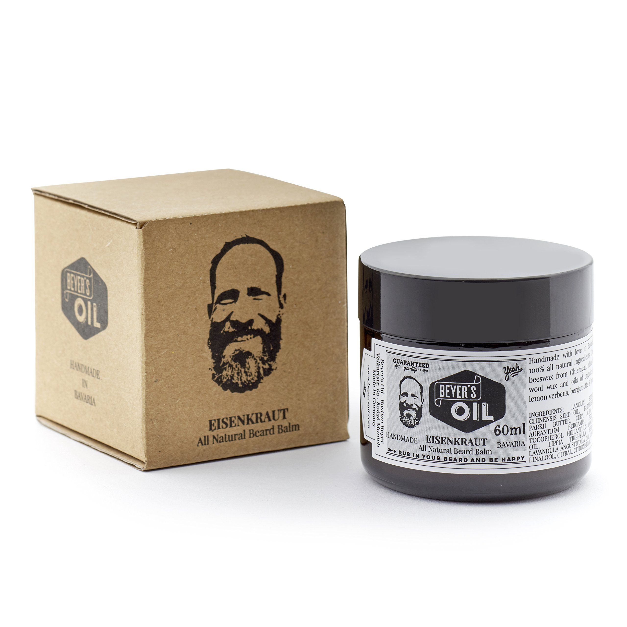 Beyer’s Oil Bartpflege Komplett Set - Bartöl, Bartbalsam, Bartshampoo und Bartbürste - 100% natürlich - Handgemacht in Bayern