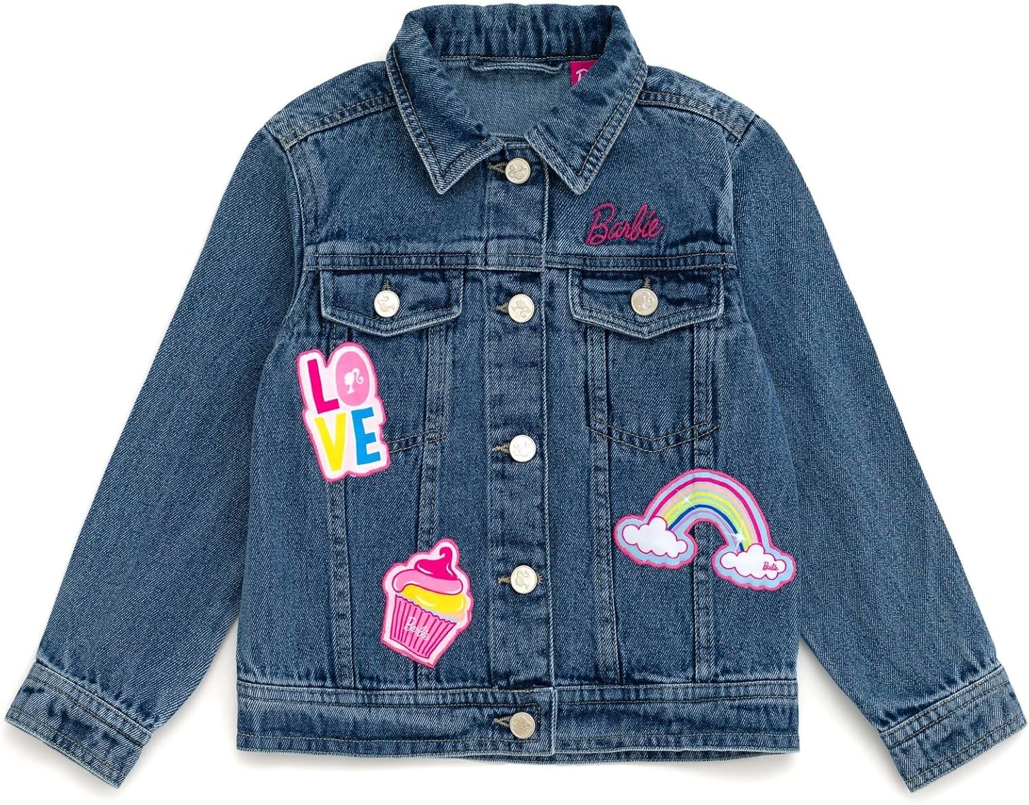 Barbie - ★Barbie★バービー ピンク デニム Gジャン ジージャン デニムジャケット Barbie Pink Denim Jacket | FREE Shipping on Orders $50+ and