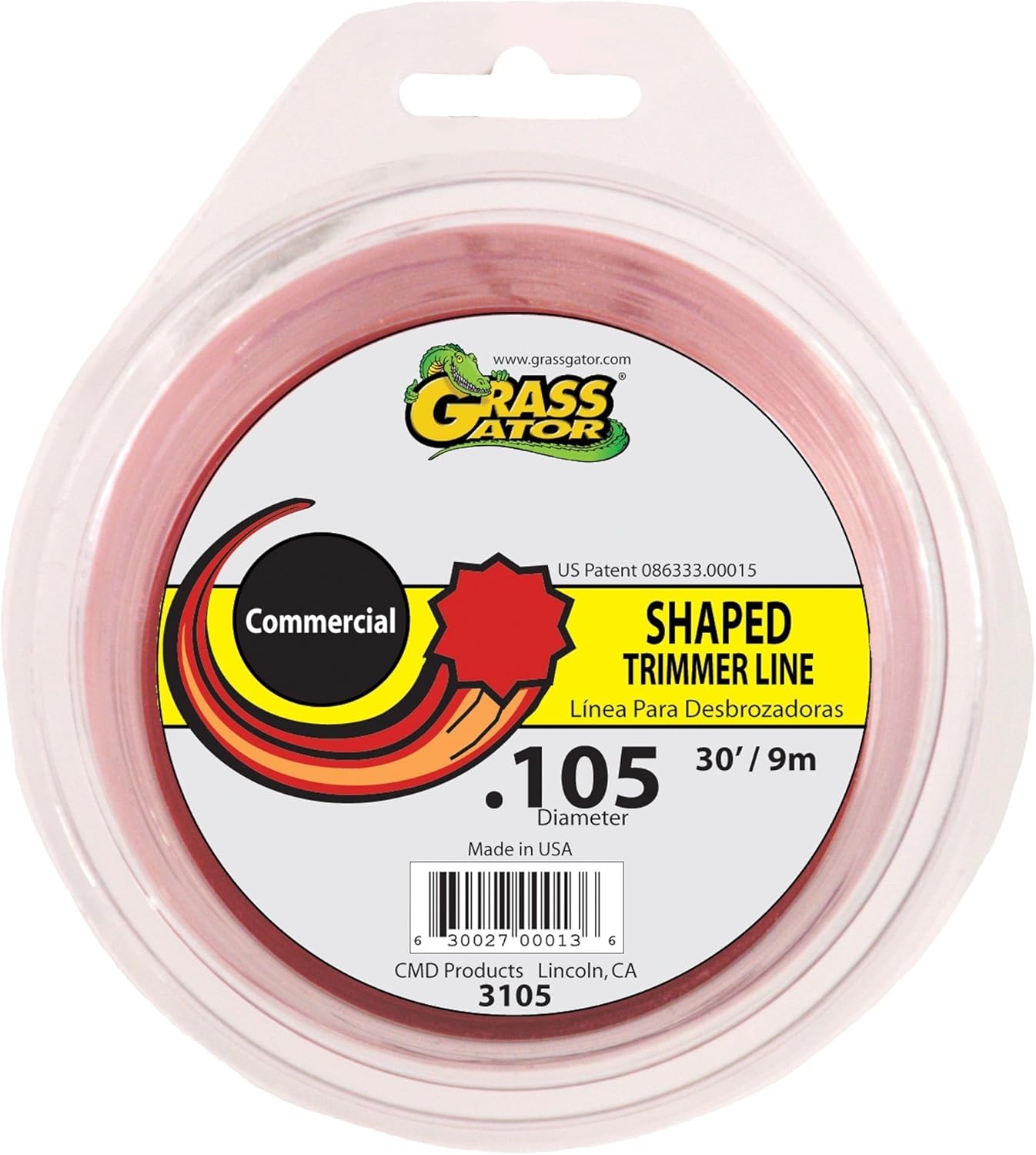 Grass Gator 3105 String Trimmer Line .105 x 30Feet Amazon.co.uk Garden