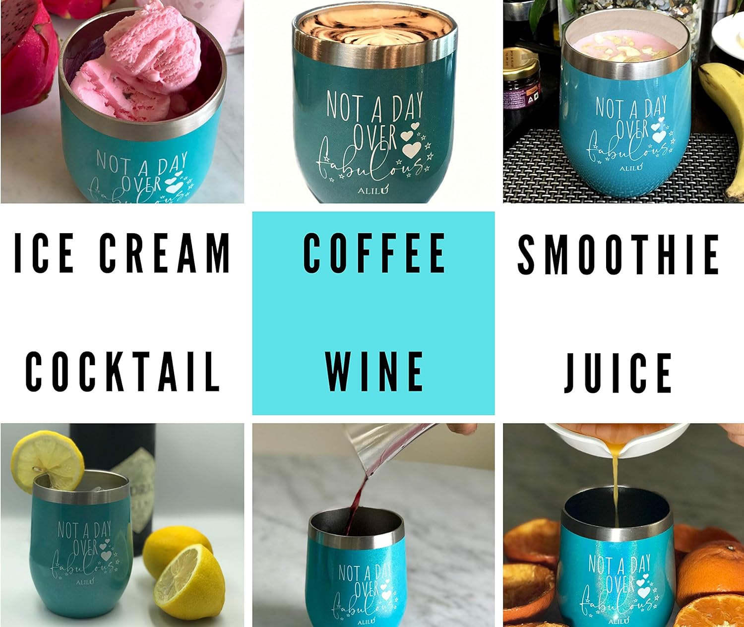 Nеw Prоduсt Not a Day Over Fabulous - Birthday Gifts for Women & Wine Lovers - Funny Gifts - Double Insulated Stemless Stainless Steel Wine Tumbler With Sayings - Wine Glass with Splash Proof 12oz Mint Color Bеѕt Cуbеr Dеаlѕ 🔥 Not a Day Over Fabulous - Birthday Gifts for Women & Wine Lovers - Funny Gifts - Double Insulated Stemless Stainless Steel Wine Tumbler With Sayings - Wine Glass with Splash Proof 12oz Mint Color