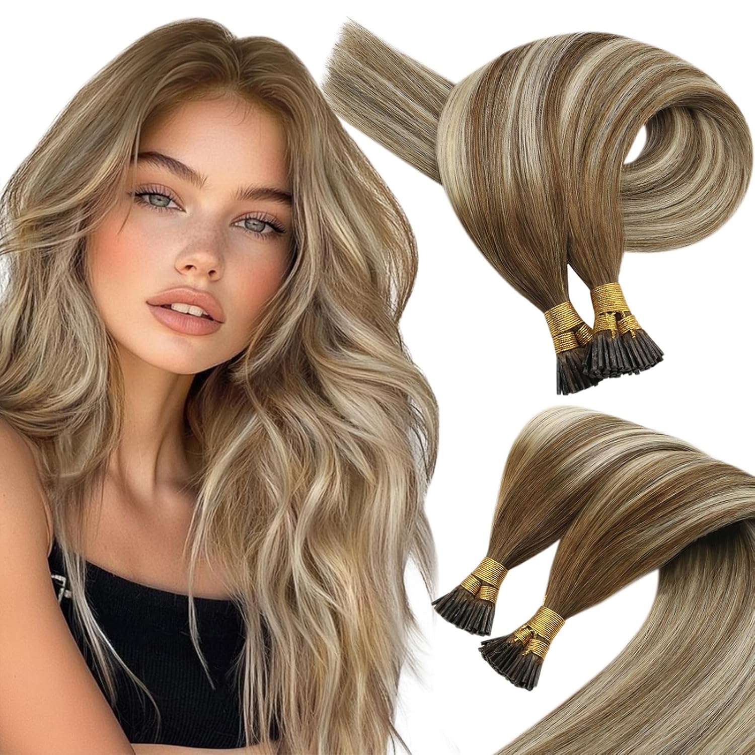 Sunny Hair Itip Human Hair Extensions 20in 50g