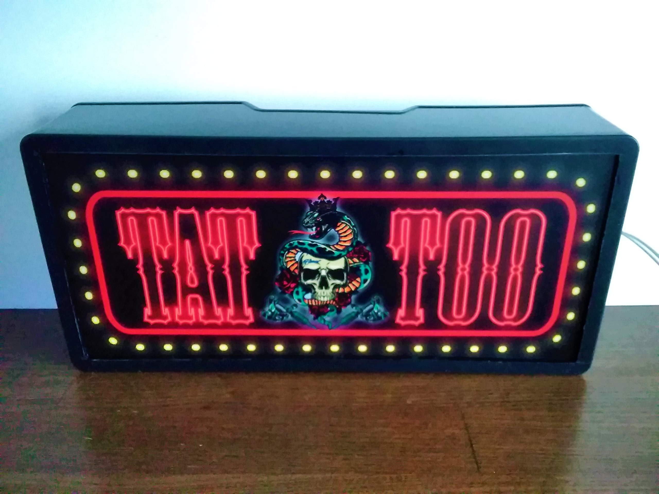 Amazon.co.jp: タトゥー TATTOO 2 刺青 ショップ 看板 置物 雑貨