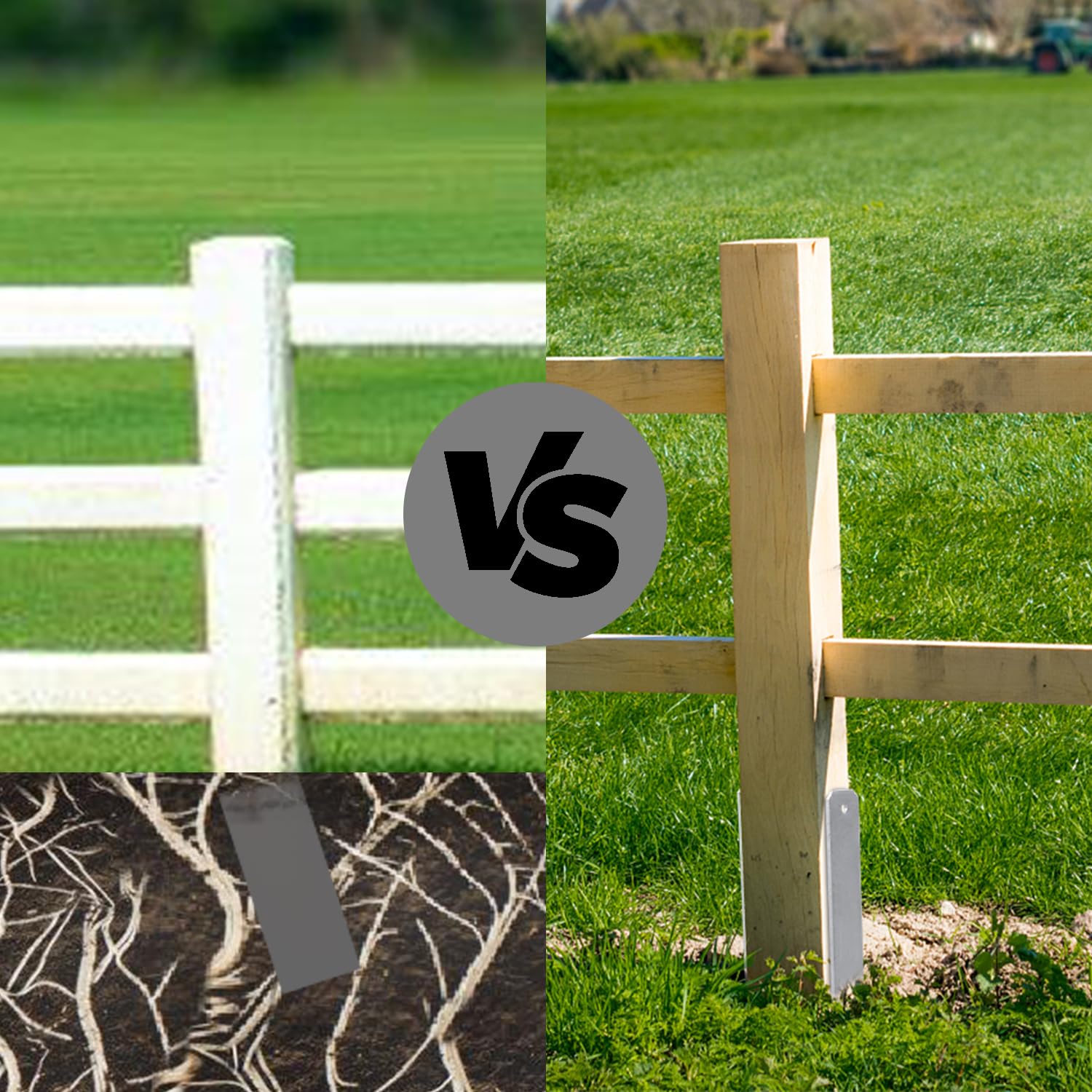 8x H-Pfostenanker 121 mm – H-Pfostenhalter für Zaun- und Holzpfosten, Robuste H-Anker für Gartenzaun, Carport, Pavillon und Holzbauprojekte (121 x 600 mm)