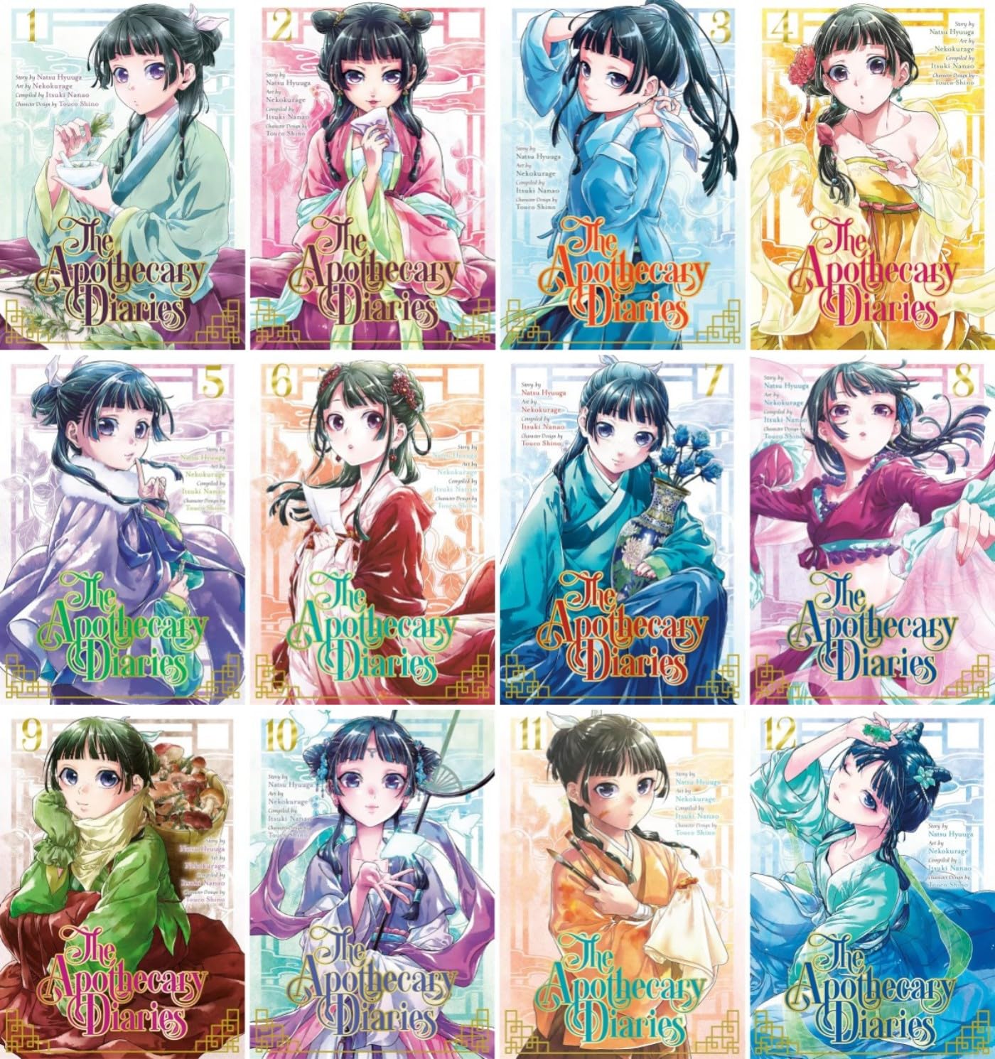 The Apothecary Diaries Manga Series 12 Books Set (Book 1 - 12) Paperback – October 11, 2024