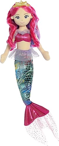 Aurora® Enchanting Sea Sparkles™ Rainbow Fuchsia™ - Juego imaginativo - Compañeros mágicos - 18 pulgadas