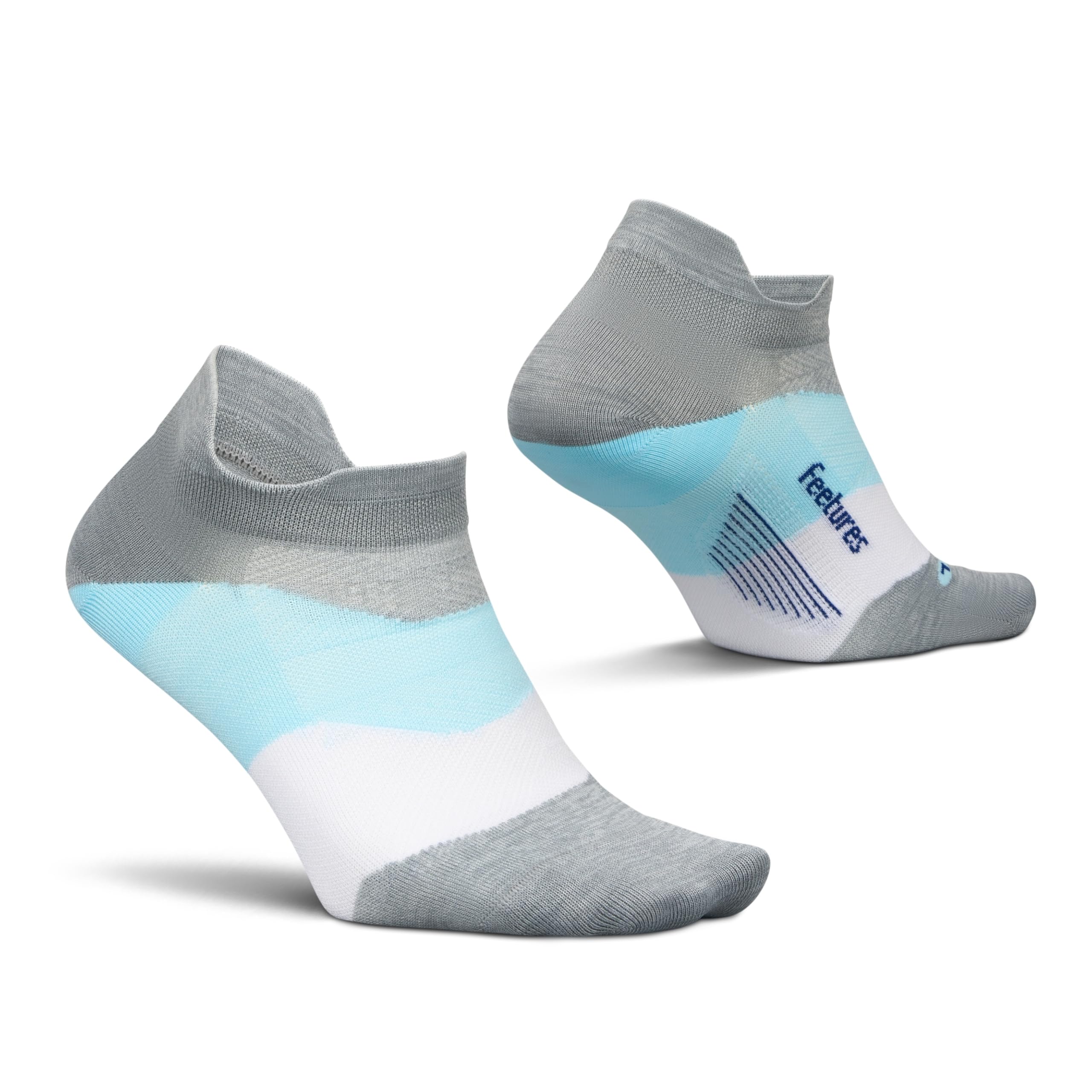 Feetures Elite Ultra Light No Show Tab Ankle Socks - Sport Sock with Targeted Compression