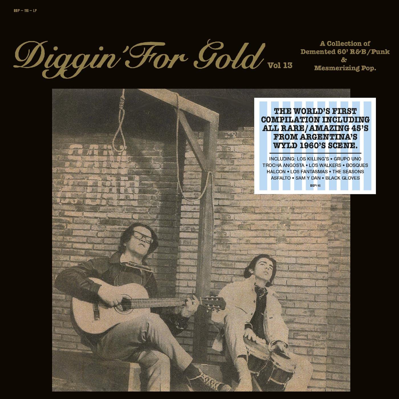 Various Artists Diggin' For Gold Vol. 13 LP vinyl Sweden Busy Bee Production
