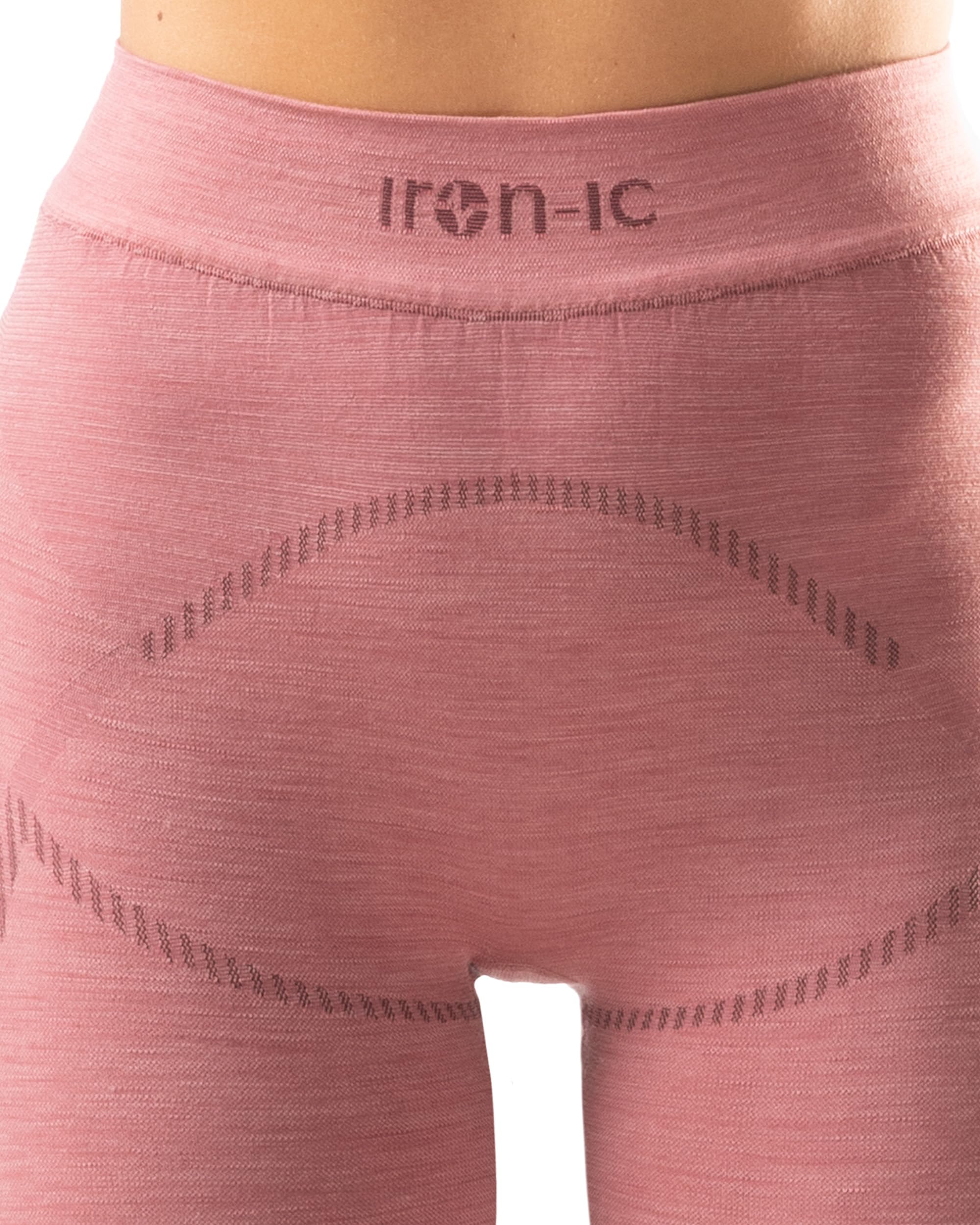 Iron-Ic - Leggings Tecnici Donna Merino 40 Seamless Termoregolanti e Traspiranti EXPYRA Light - Fitting Comfort - Art. 610871